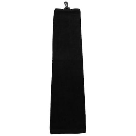 16 X 25 Black Hemmed Towel